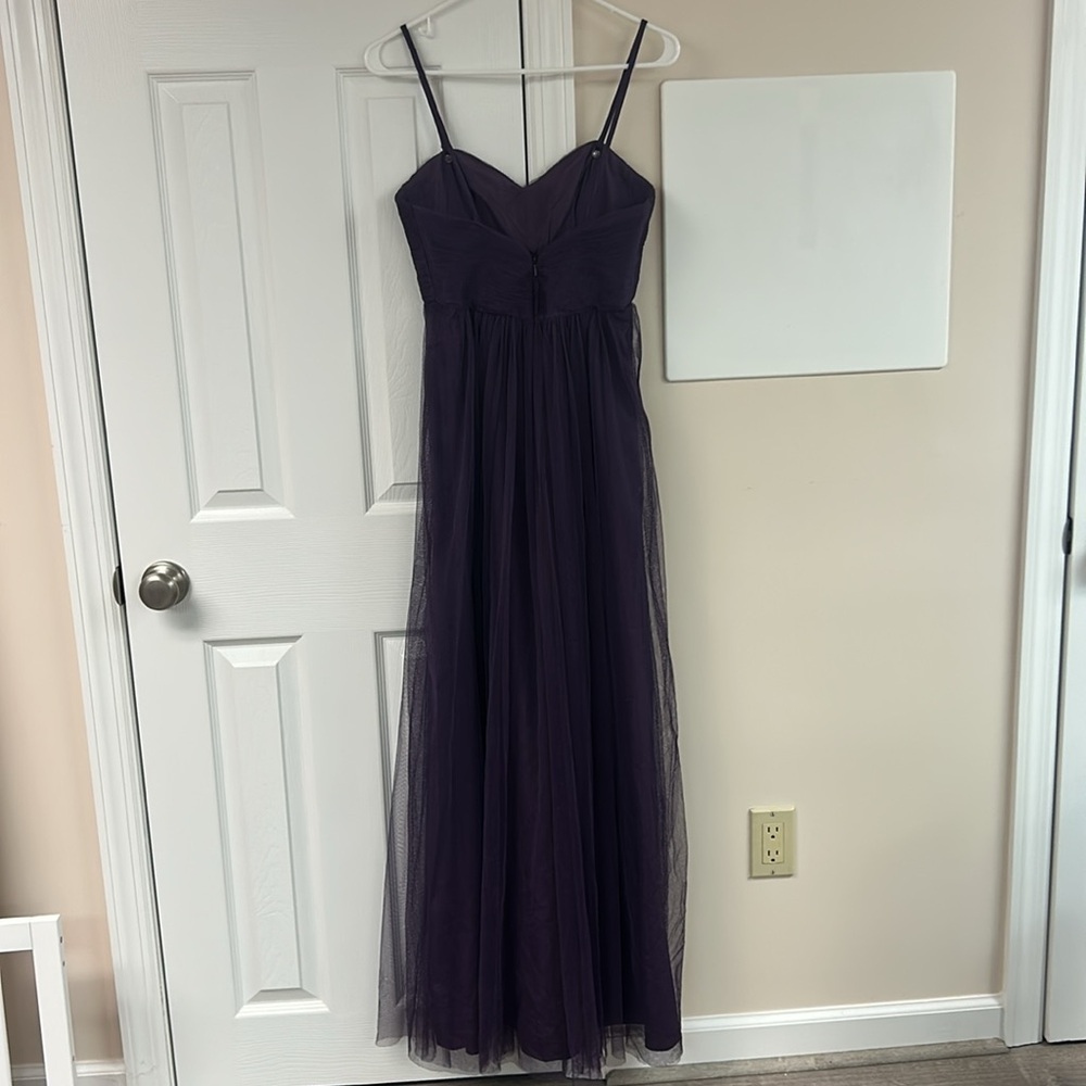 WTOO by Watters Purple Formal Gown - Tulle - Strapless Convertible Dress - Sz. 2